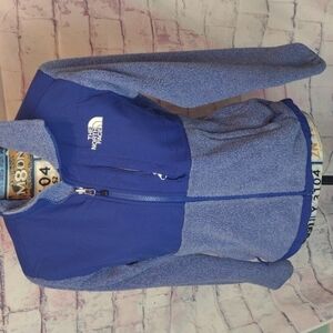 The north face thicker fleece purple  jacket size XS